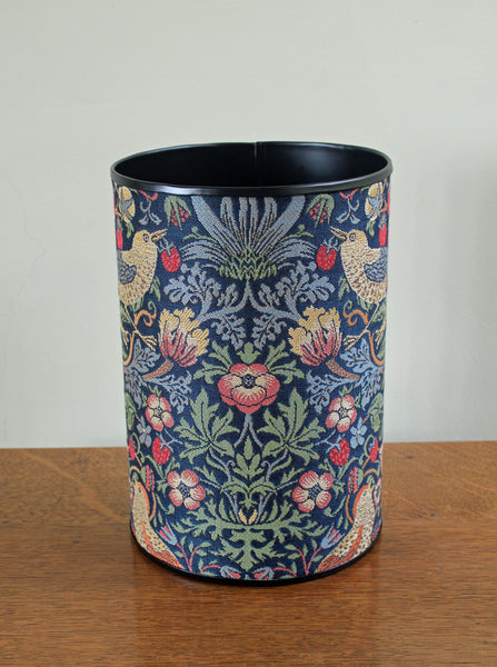 William Morris Strawberry Thief Tapestry Waste Bin