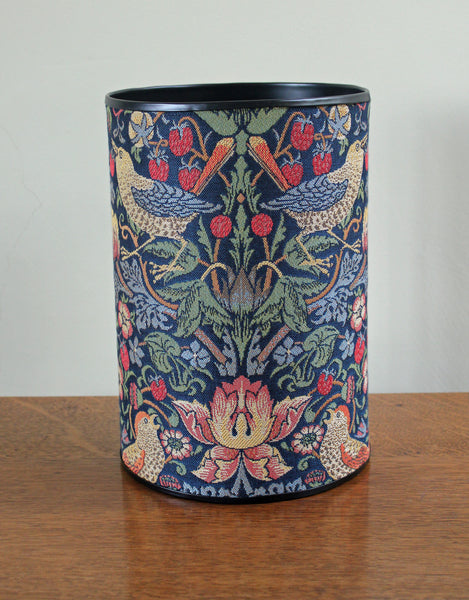 William Morris Strawberry Thief Tapestry Waste Bin