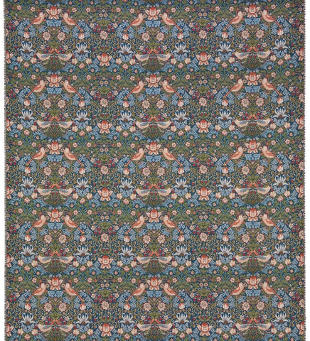 Hines of Oxford William Morris Strawberry Thief Blue Tapestry Fabric