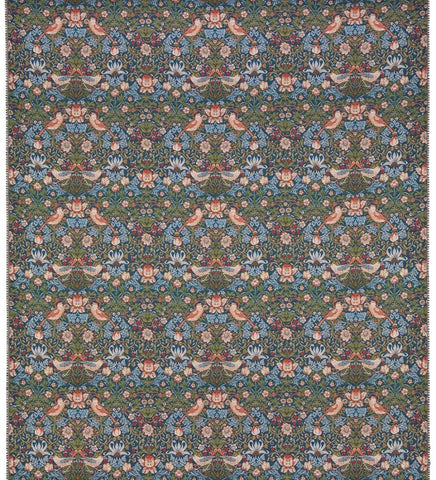 William Morris Strawberry Thief Blue Tapestry Fabric