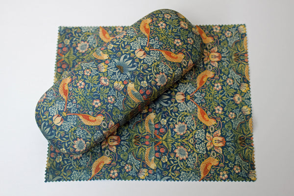 William Morris Strawberry Thief Glasses Case