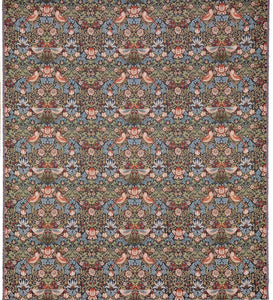 Hines of Oxford William Morris Strawberry Thief Charcoal Tapestry Fabric