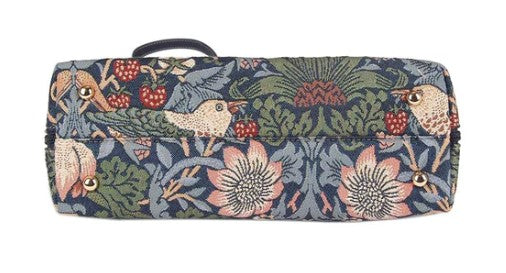 Signare William Morris Strawberry Thief Blue Convertible Bag