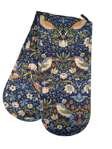 William Morris Gallery Strawberry Thief Double Oven Glove