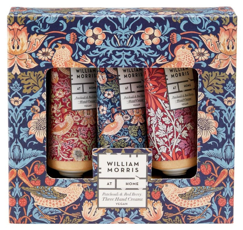 William Morris at Home Patchouli & Red Berry Three Hand Creams