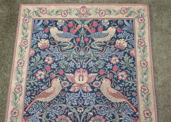 William Morris Strawberry Thief Tapestry 75cm x 46cm