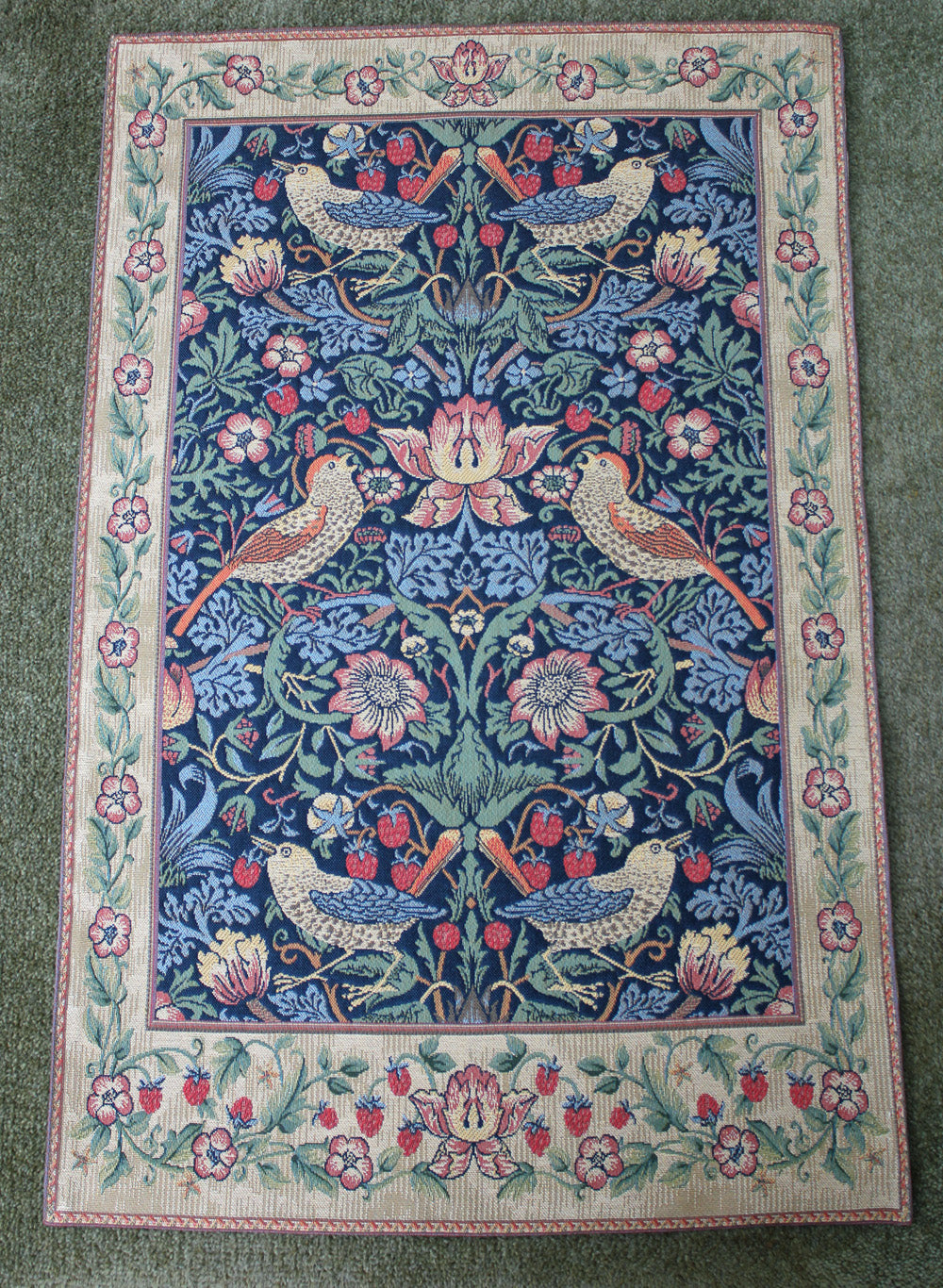 William Morris Strawberry Thief Tapestry 75cm x 46cm