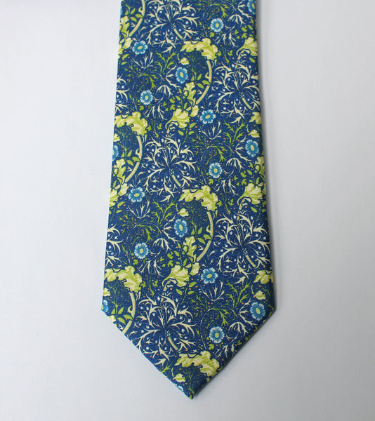 Fox & Chave Morris Seaweed Silk Tie