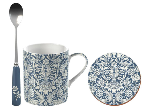 V & A Sunflower Mug, Coaster & Spoon Boxed Set