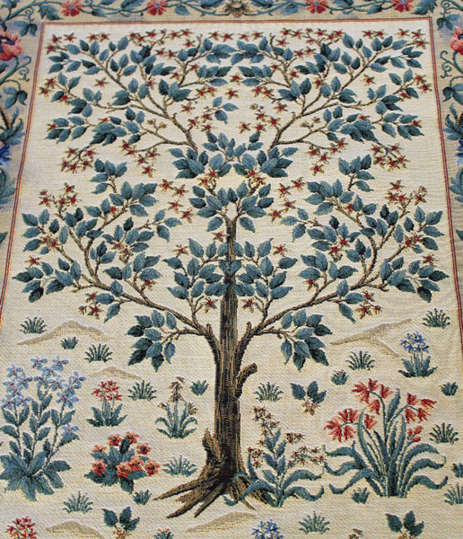 William Morris Tree of Life Inspired Tapestry 67cm x 47cm