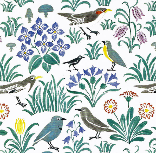 V & A Voysey Birds Note Cards