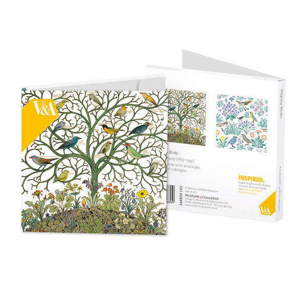 V & A Voysey Birds Note Cards