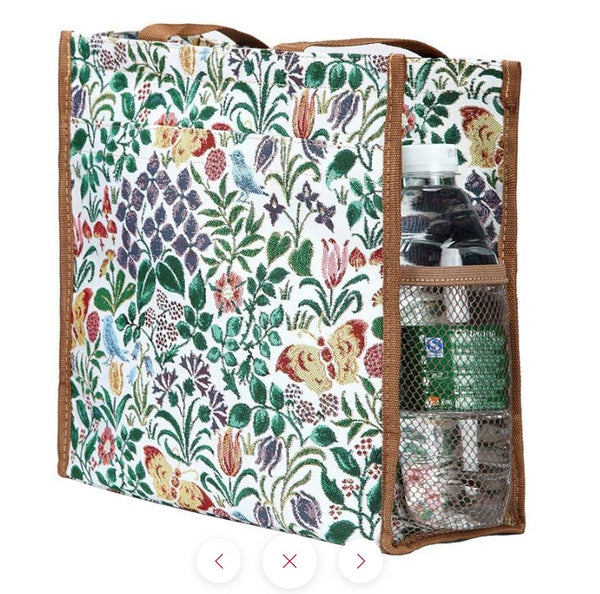 Signare Tapestry Voysey Spring Flowers Shopper Bag