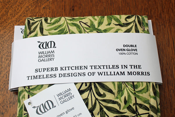 William Morris Gallery Willow Bough Double Oven Glove