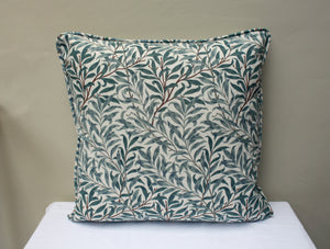 William Morris Willow Bough Piped Edge Cushion Cover