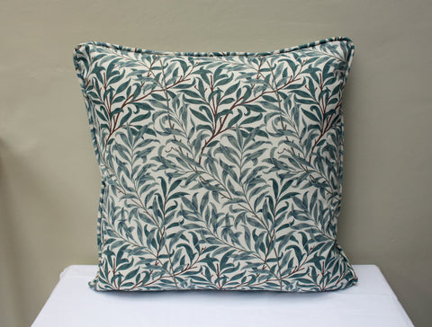 William Morris Willow Bough Piped Edge Cushion