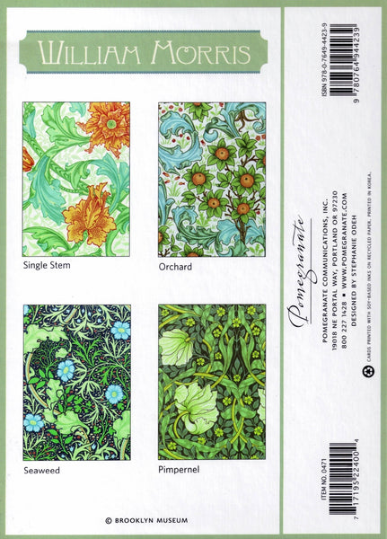 Boxed Set of 20 William Morris Note Cards