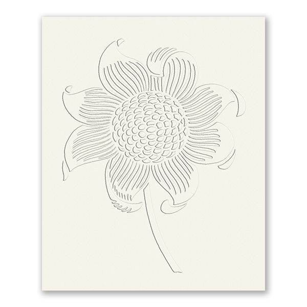 Boxed Set of Embossed William Morris Note Cards
