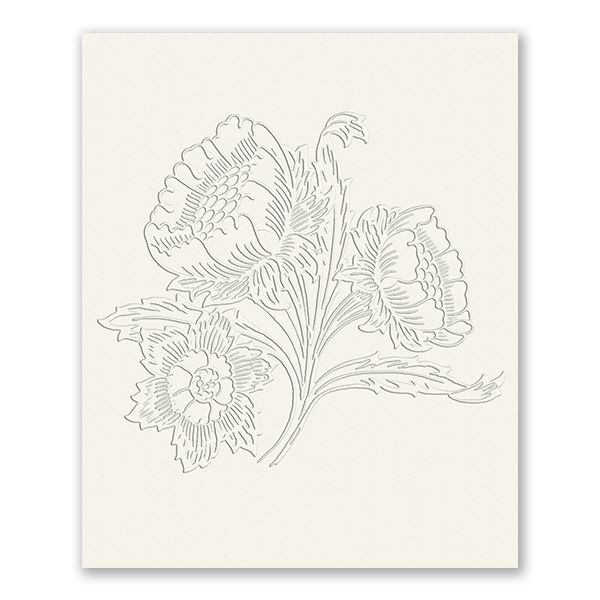 Boxed Set of Embossed William Morris Note Cards