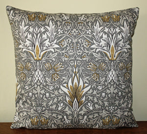 William Morris Snakeshead Cushion Cover: Morris & Co fabric