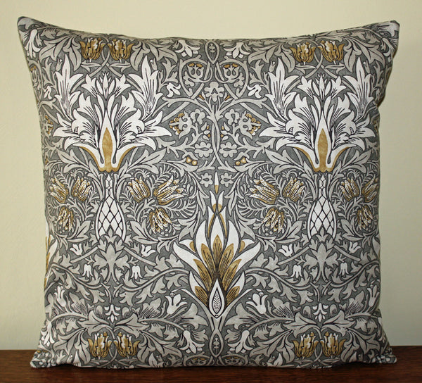 William Morris Snakeshead Cushion Cover: Morris & Co fabric