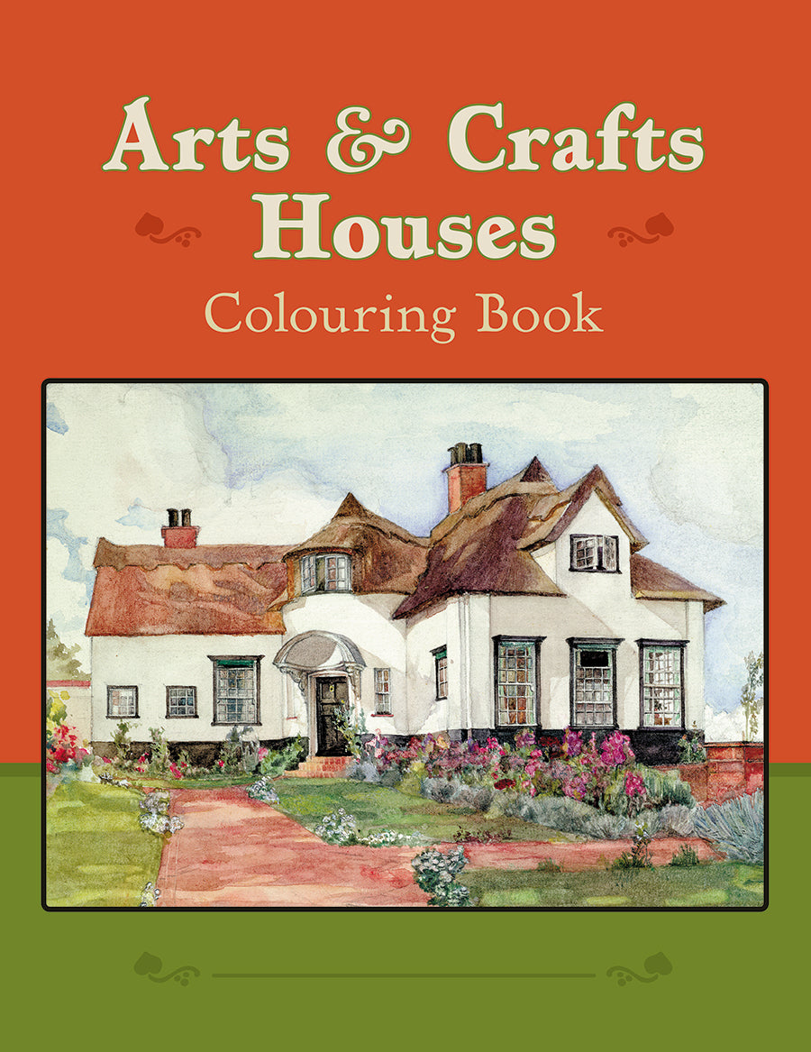 Arts and Crafts Houses Colouring Book