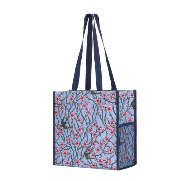 Signare Tapestry Almond Blossom and Swallow Shopper Bag