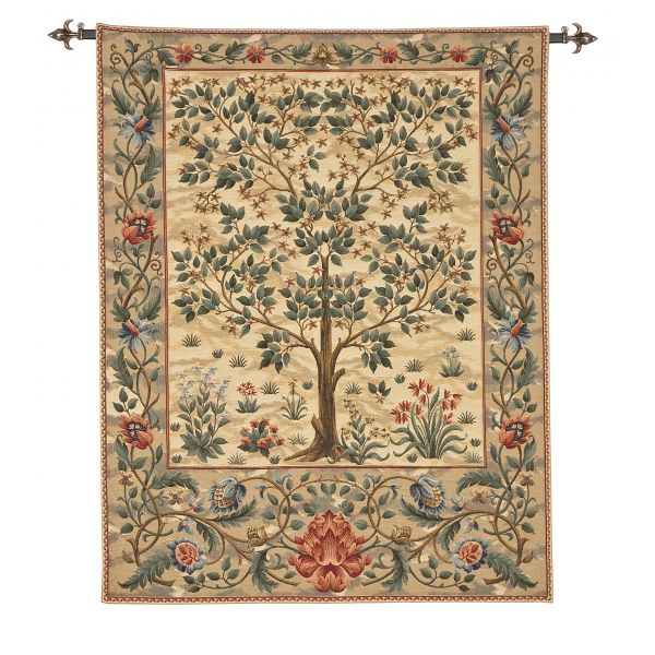 Hines of Oxford William Morris Tree of Life Light Tapestry 68cm x 48cm