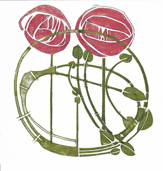 Charles Rennie Mackintosh Roses Note Cards