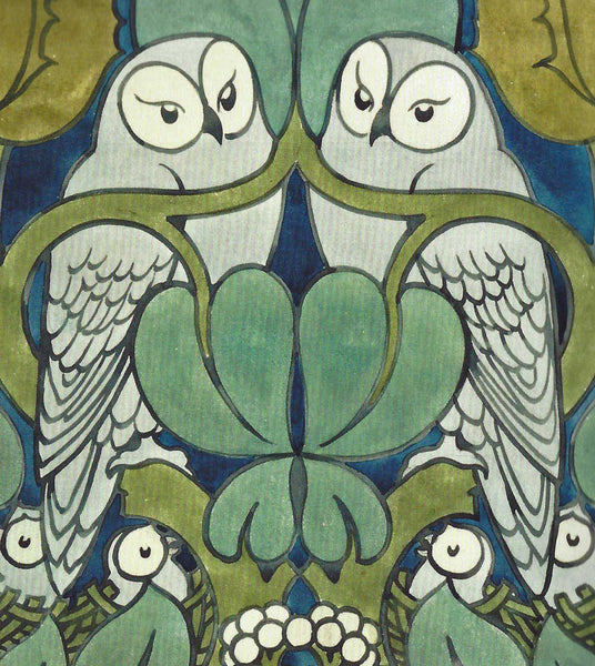 V & A Voysey Owls Lined Journal