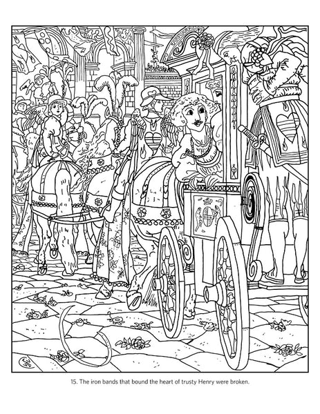 The Fairy Tale Art of Walter Crane Colouring Book