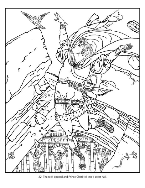 The Fairy Tale Art of Walter Crane Colouring Book