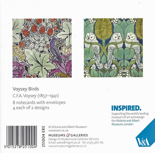 V & A Voysey Owl and Birds Note Cards