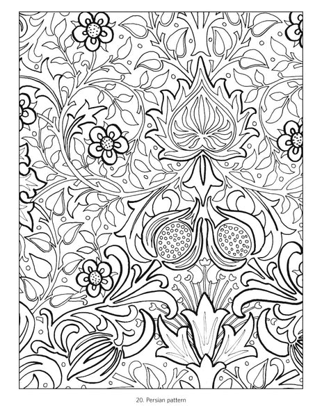 William Morris Colouring Book