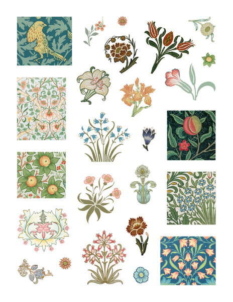 William Morris Sticker Book - 150 stickers